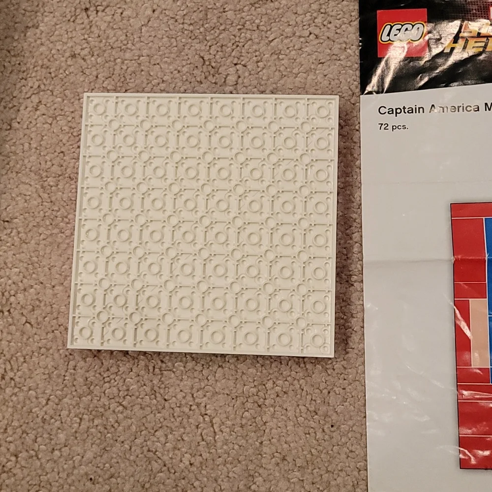 Lego Kit Captain America Mosaic